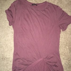 Soft Maroon Tie Tee - MD